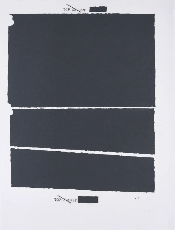 Top Secret 23 <br><h5> Jenny Holzer </h5>