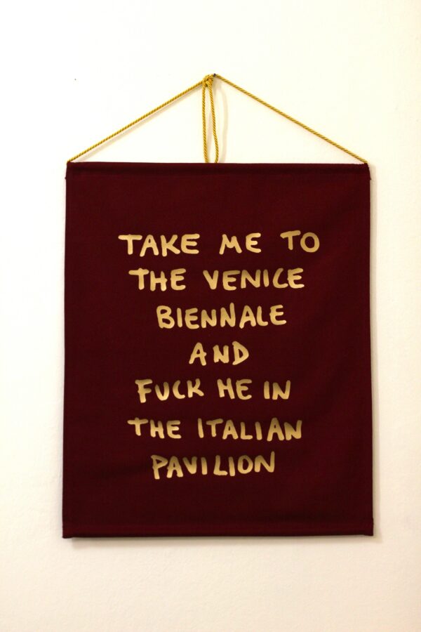 Take me to the Venice Biennale and fuck me in the Italian pavilion<br><h5> Giulio Alvigini </h5>
