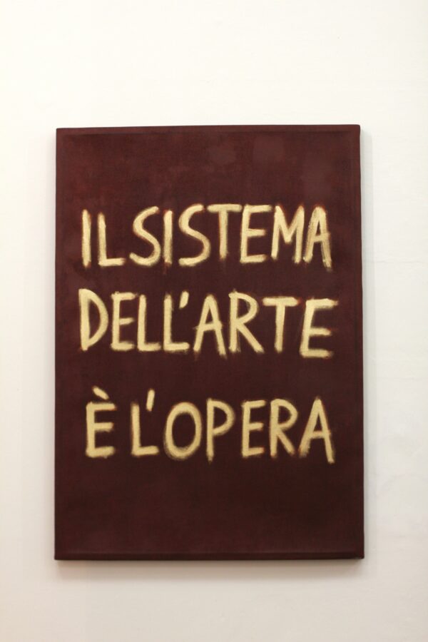 Il sistema dell'arte è l'opera<br><h5> Giulio Alvigini </h5>